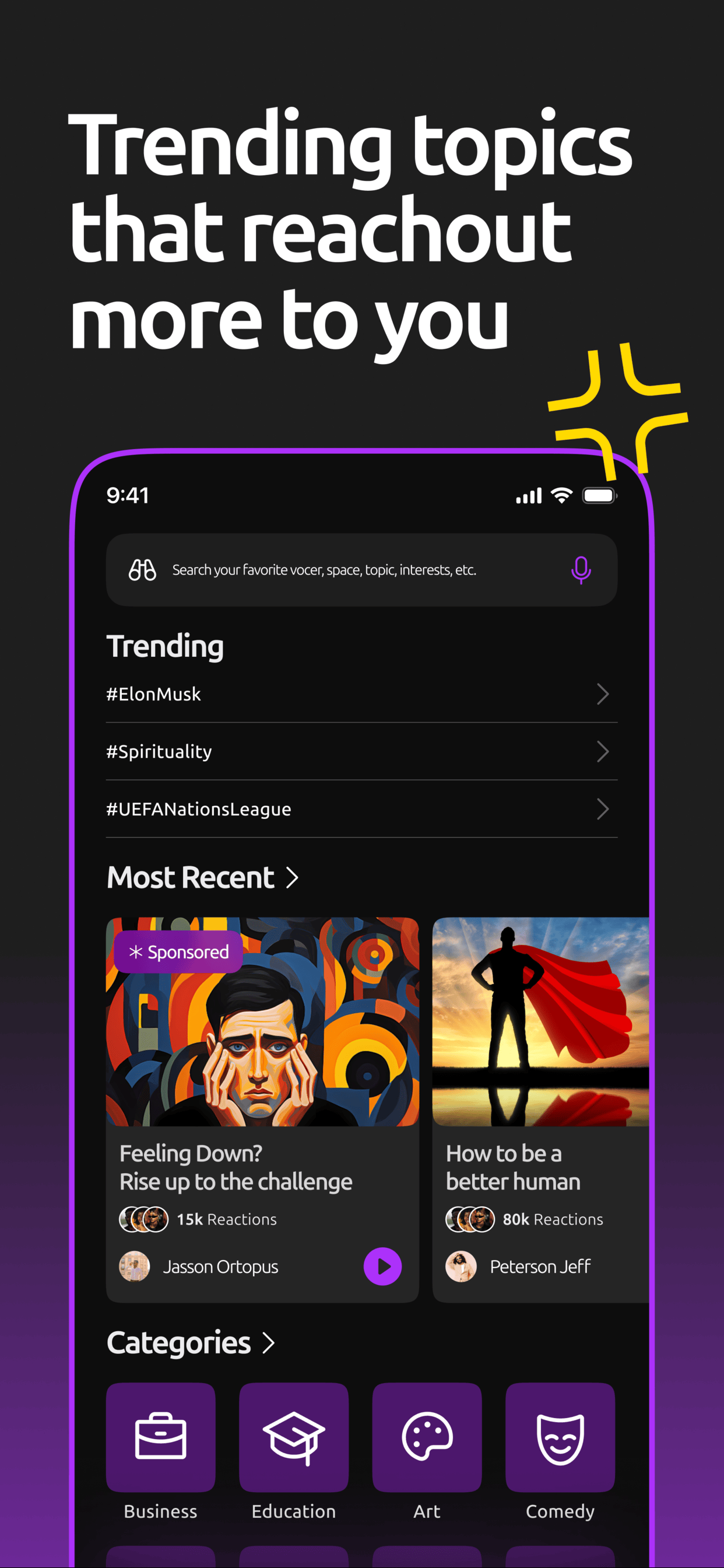 Voce App screenshot 4
