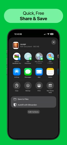 OpenPDF: Scan & Send Screenshot 4 of 4