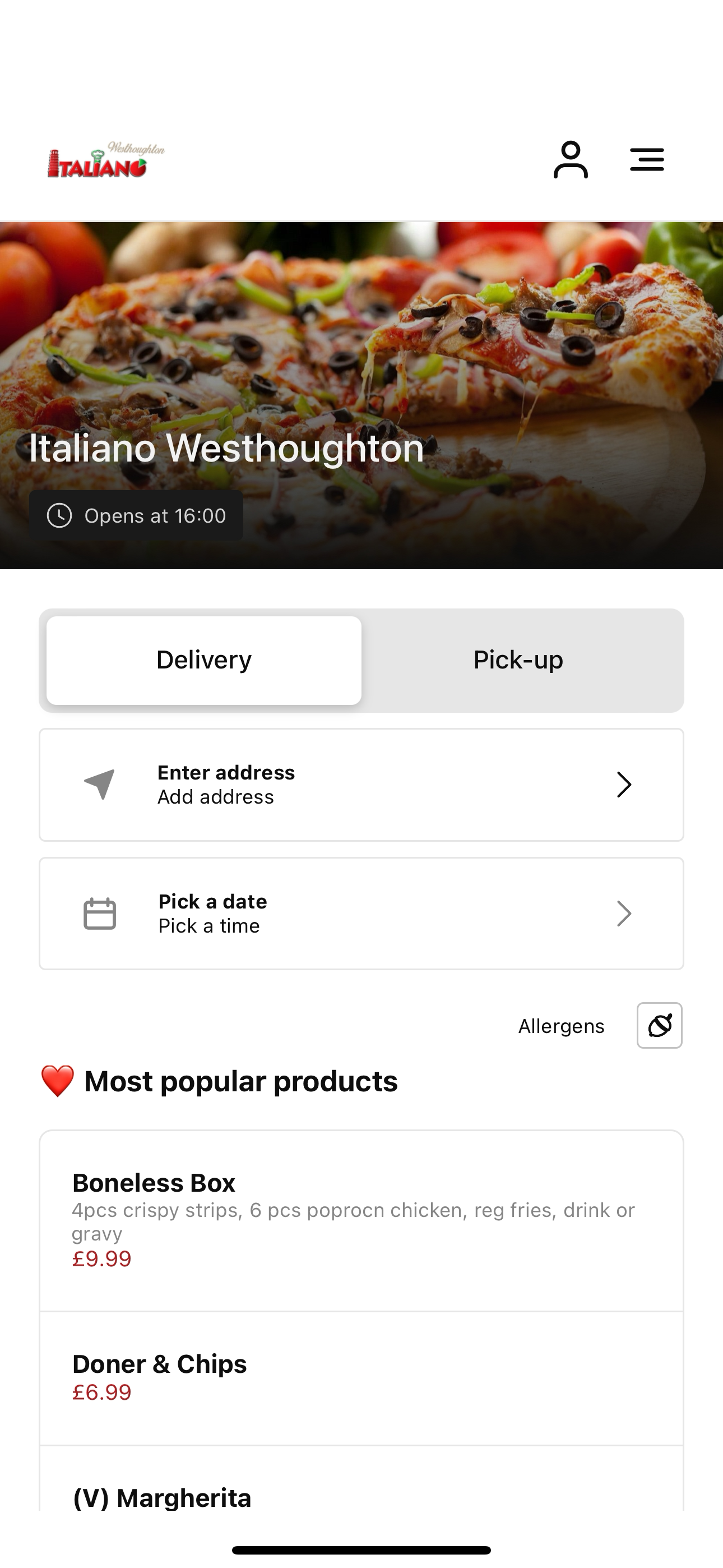 Italiano Westhoughton screenshot 3