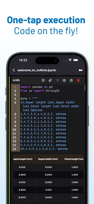 Jupyter Notebook - JuNote iPhone screenshot 5