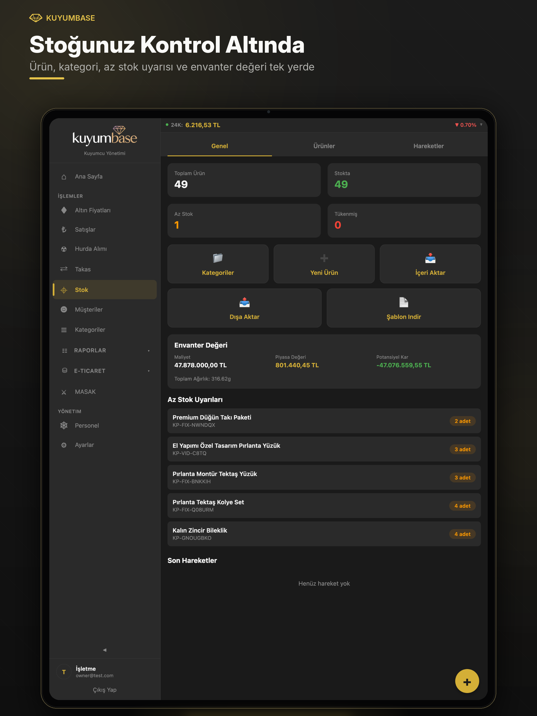 KuyumBase screenshot 13