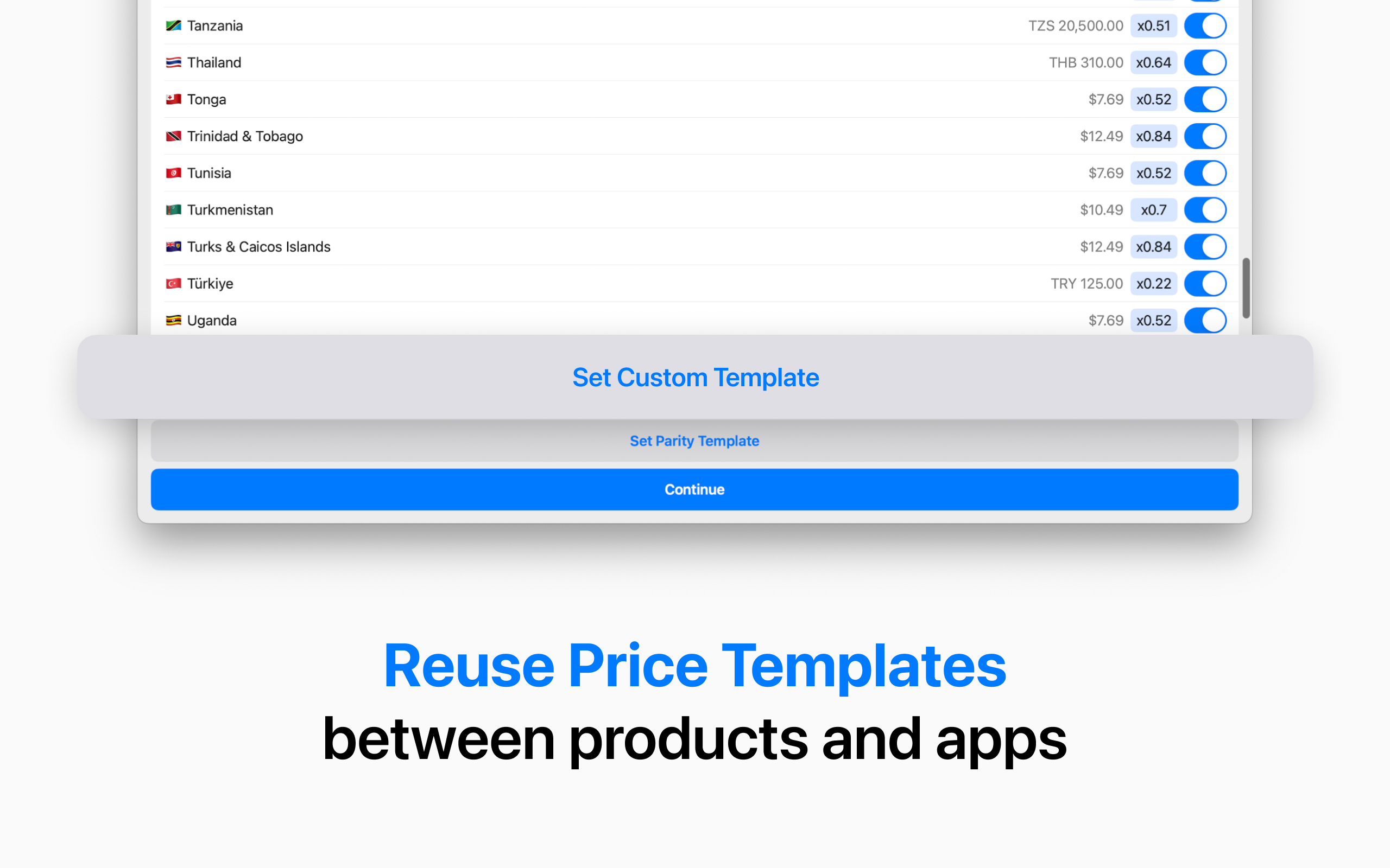 Price Localize - Pricing Tool