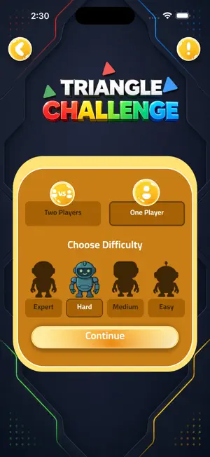 Triangle Clash: Line Puzzle screenshot 2