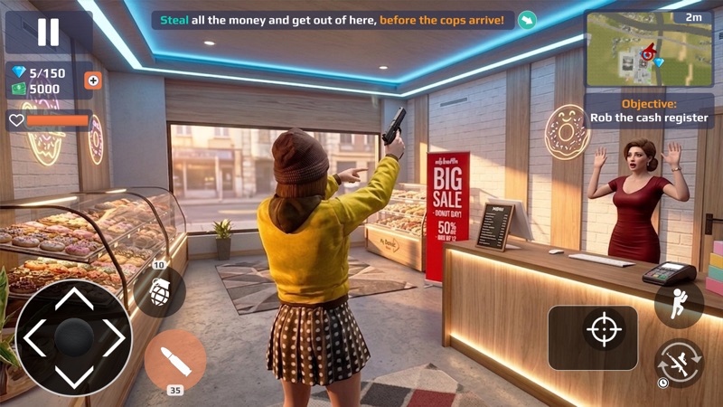 Grand Crime RP Life Simulator screenshot 1