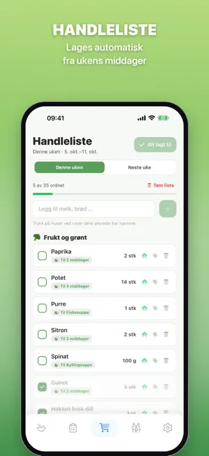Middagsplan screenshot 4