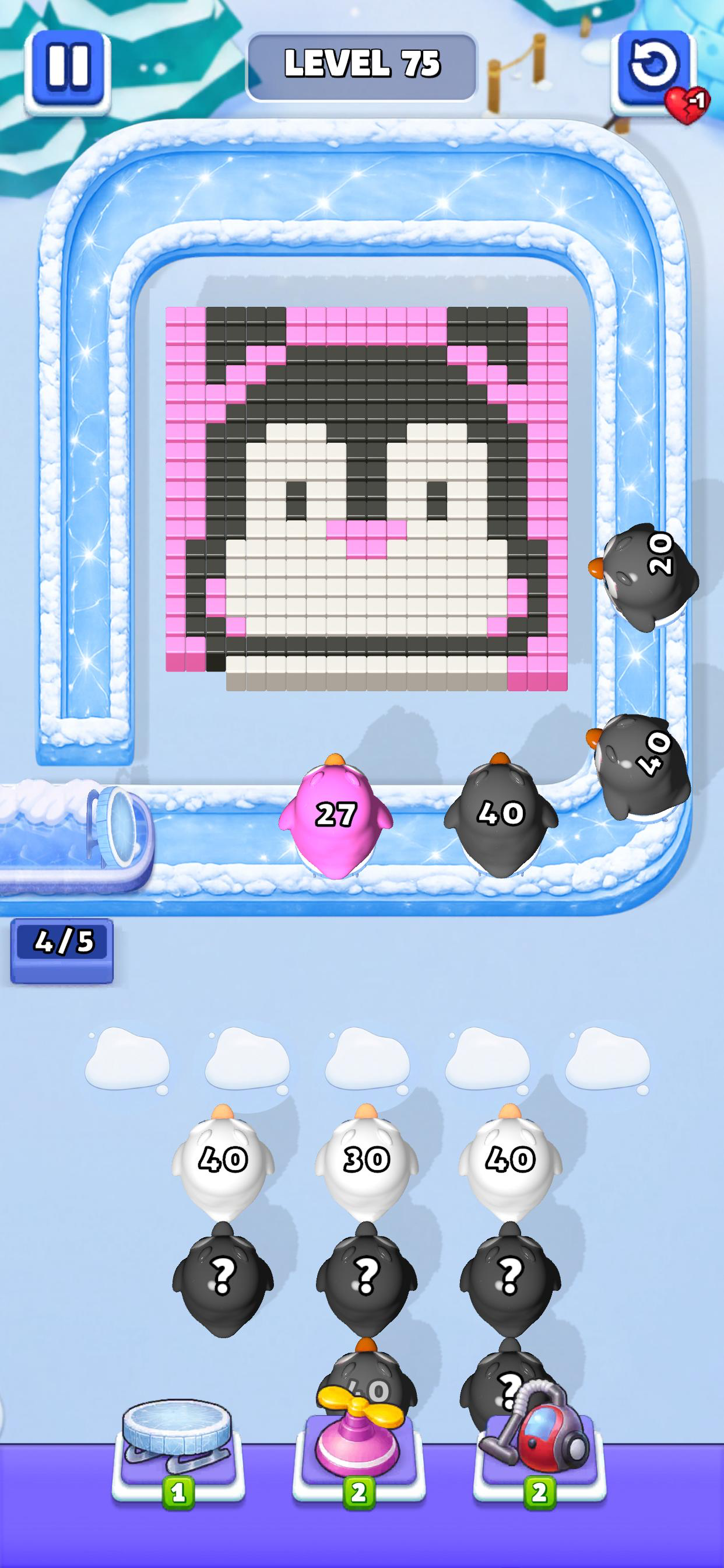 Color Penguin: Shooting Pixel screenshot 3