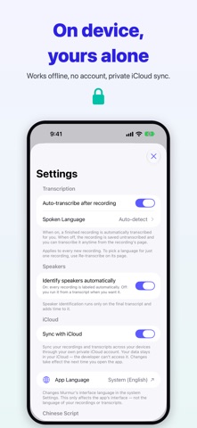 Murmur: Voice to Text Recorder Screenshot 9 of 9