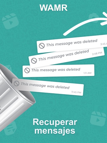 WAMR: Recuperar Mensajes, WMR iPad screenshot 2