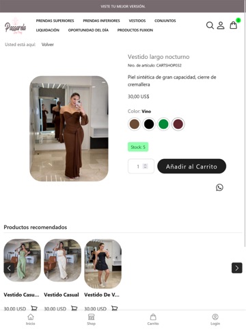 Passarela Shop Trendy iPad screenshot
