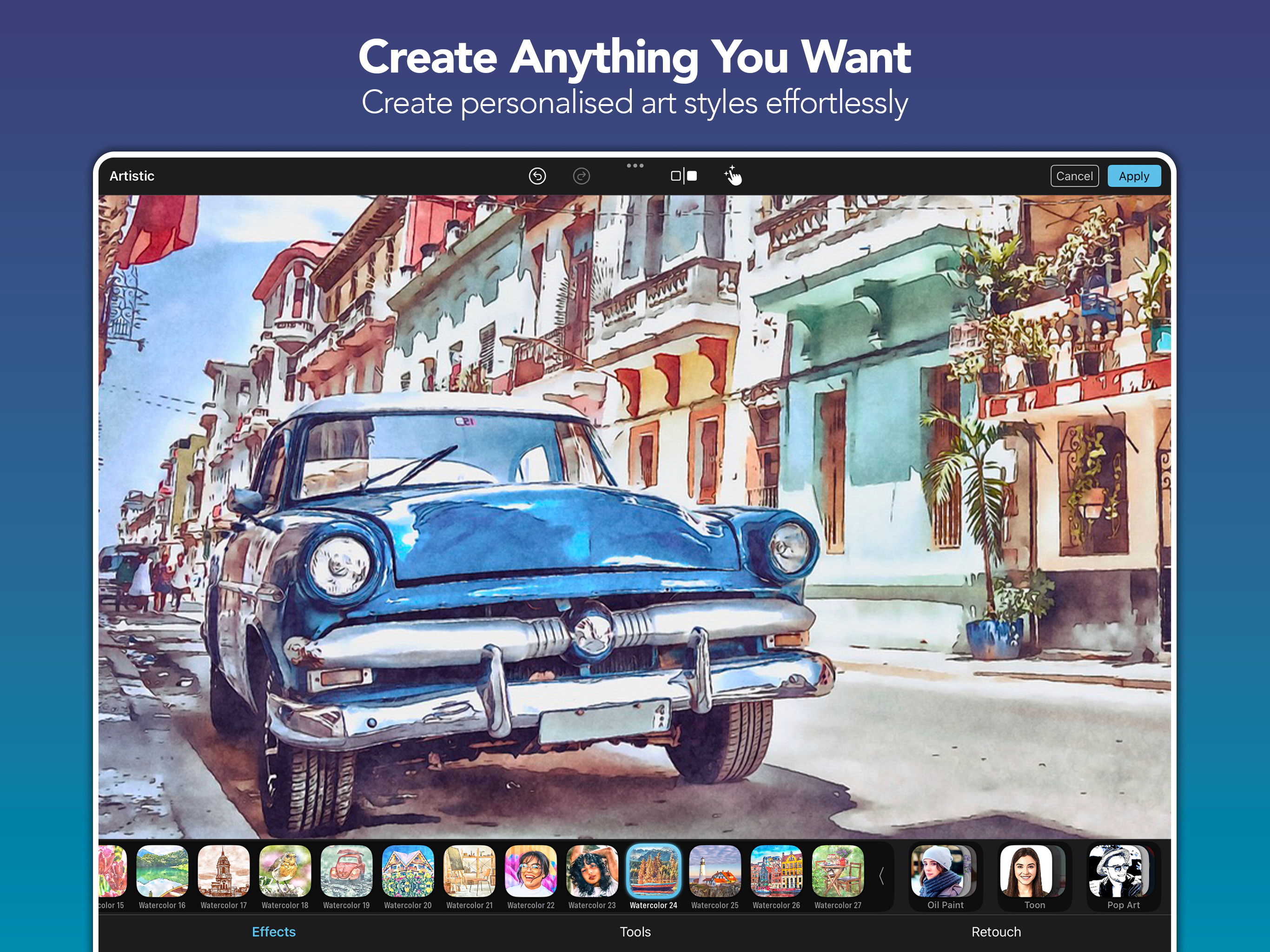 BeCasso: Photo to Painting App