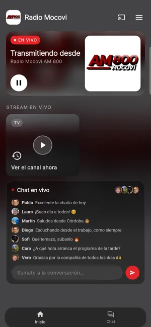 Radio Mocovi screenshot 1