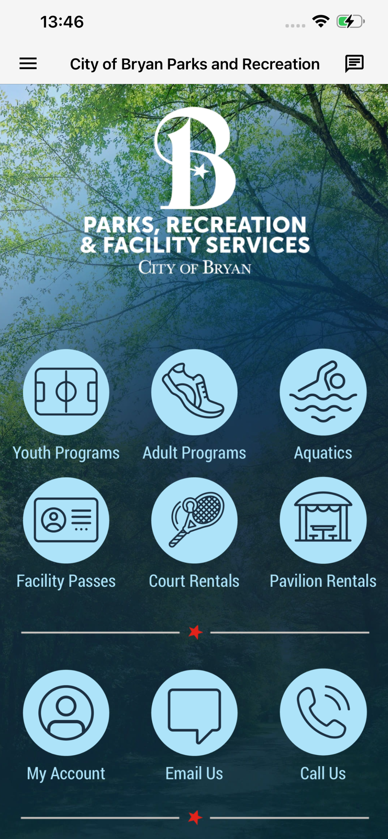 City of Bryan Parks and Rec screenshot 3