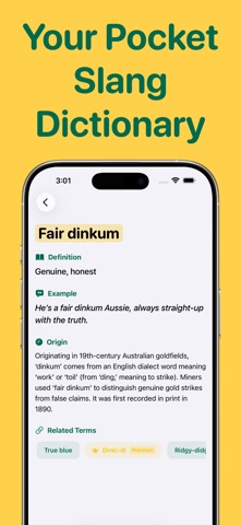 Slangaroo: Aussie Slang Quiz iPhone screenshot