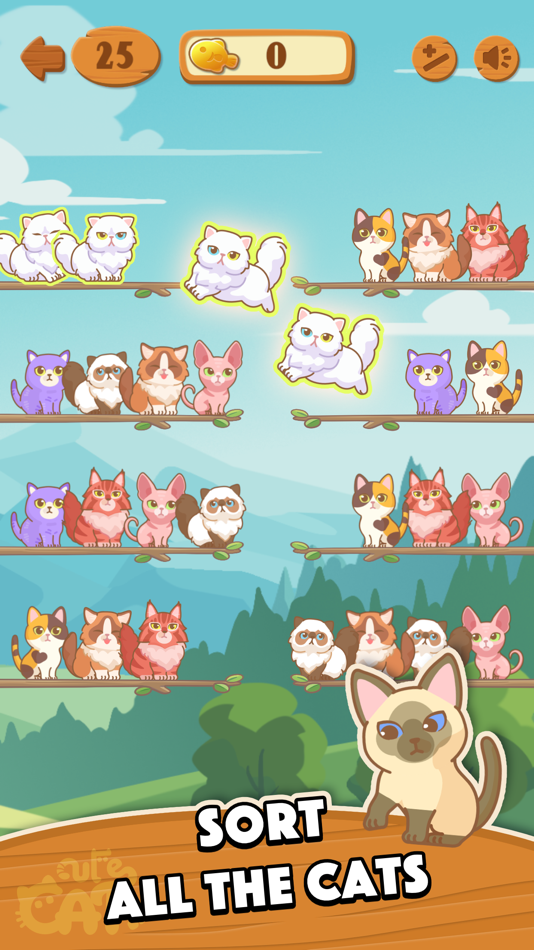 #2. Cat Puzzle Sort (iOS) By: mei lien lin
