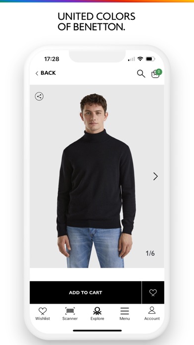 UCB Benetton - Online Apparel Screenshot
