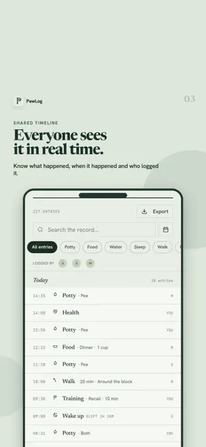 PawLog: Family Pet Care screenshot 3