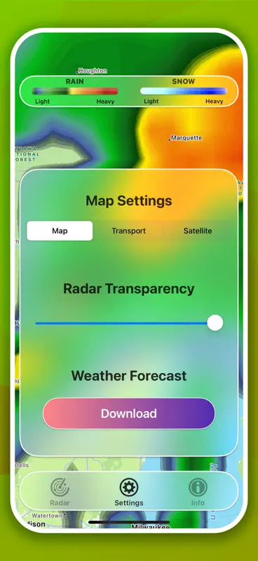 Rain Radar Pro - Live Forecast screenshot 7 of 10