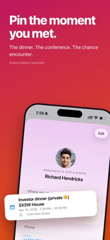 Recall Contacts+ iPhone screenshot