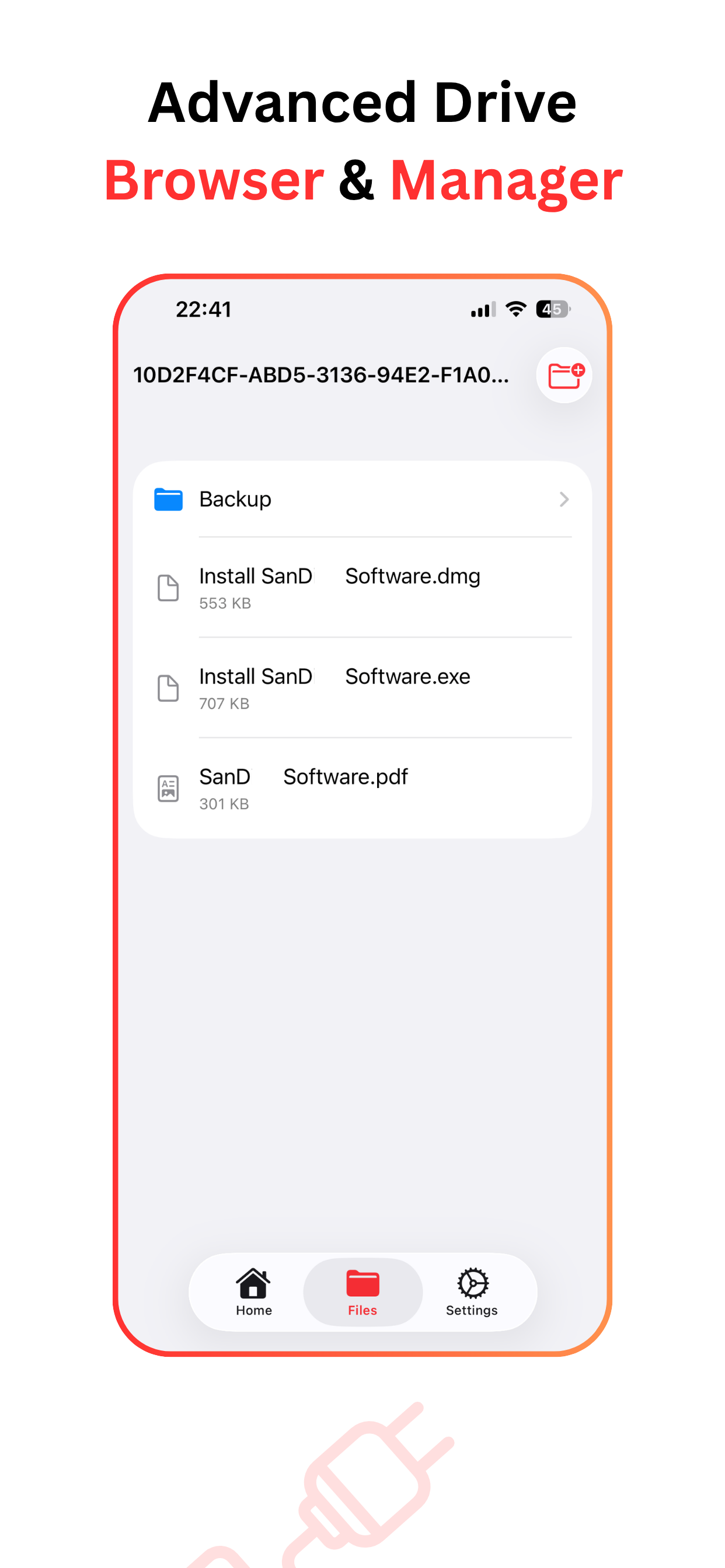 SAN Backup Flash Drive