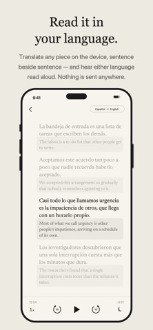 Aloud — Text to Speech Reader Screenshot 9 of 10