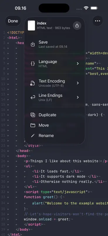 Runestone Text Editor screenshot 2 of 7