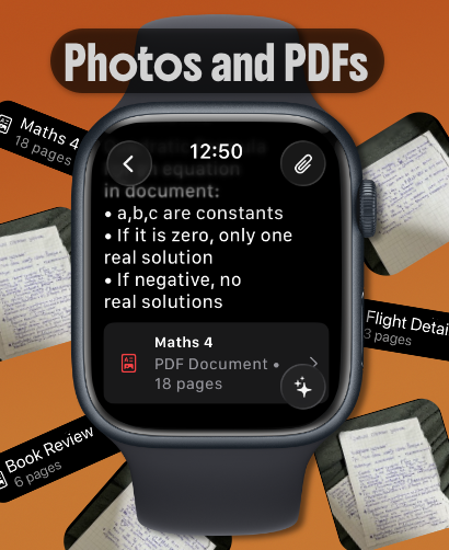 CheatIt: Watch Notes & AI