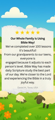 Bible Way: Daily Study & Quiz iPhone screenshot