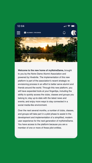 myNotreDame Screenshot