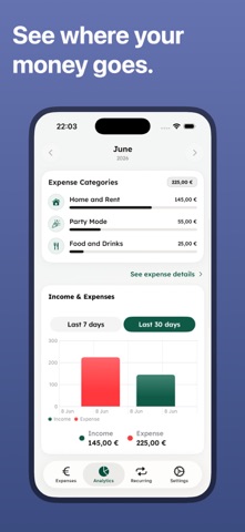 Smart Budget Expense Tracker screenshot