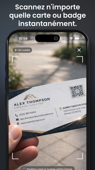 Screenshot #2 pour SoCard: Carte de Visite