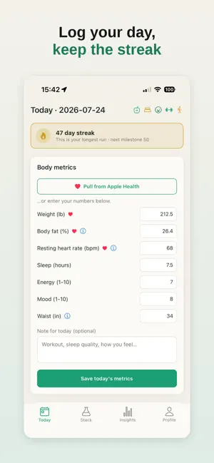 Limitless Life Tracker screenshot 1
