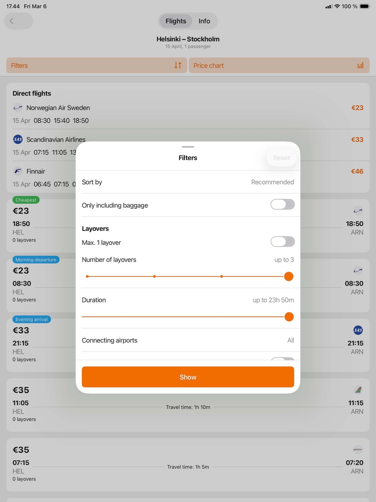 Cheap flights — Hot Deals ipad screenshot 3