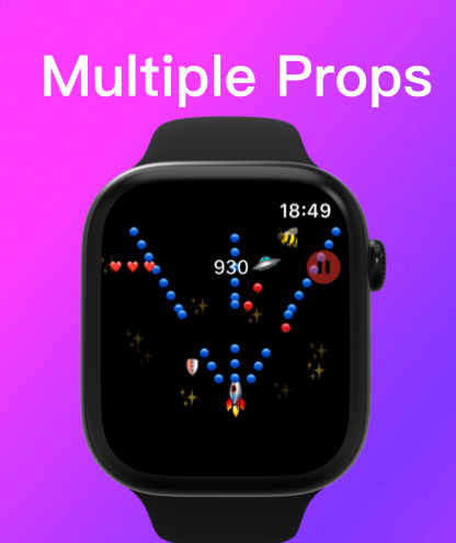Galaxy Wars for Watch screenshot 3