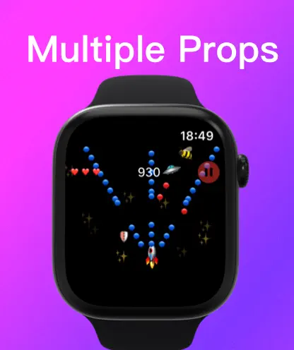 Screenshot #3 pour Galaxy Wars for Watch