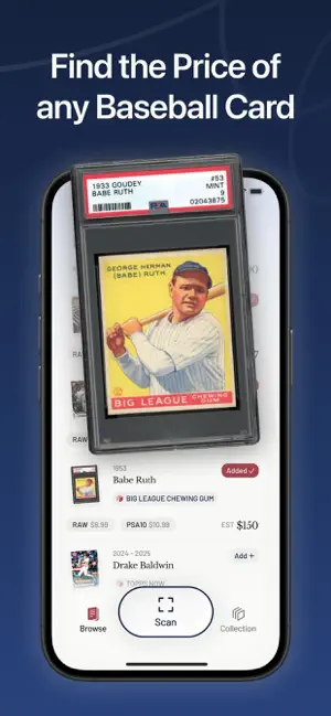 Baseball Card Scanner: Value screenshot 1