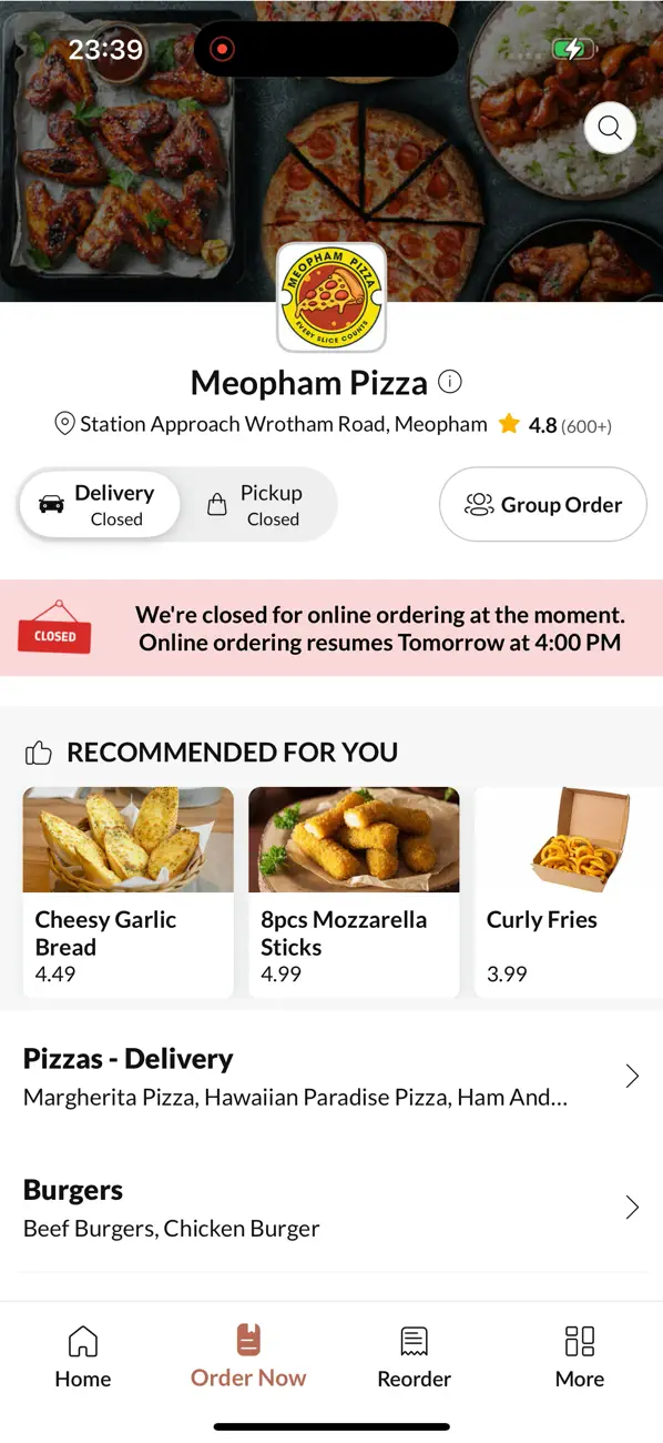 Screenshot #2 pour Meopham Pizza