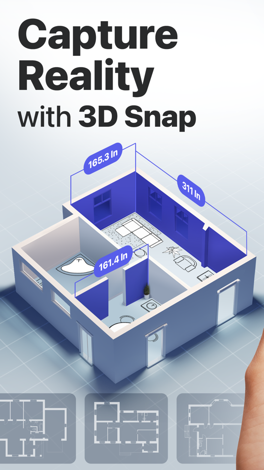 3D Snap: Tape Measure & Ruler - 1.4 - (iOS)