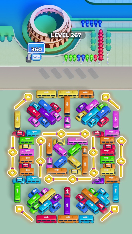 #1. Bus Sort: Color Parking Jam (iOS) 由: AMOBEAR PTE. LTD