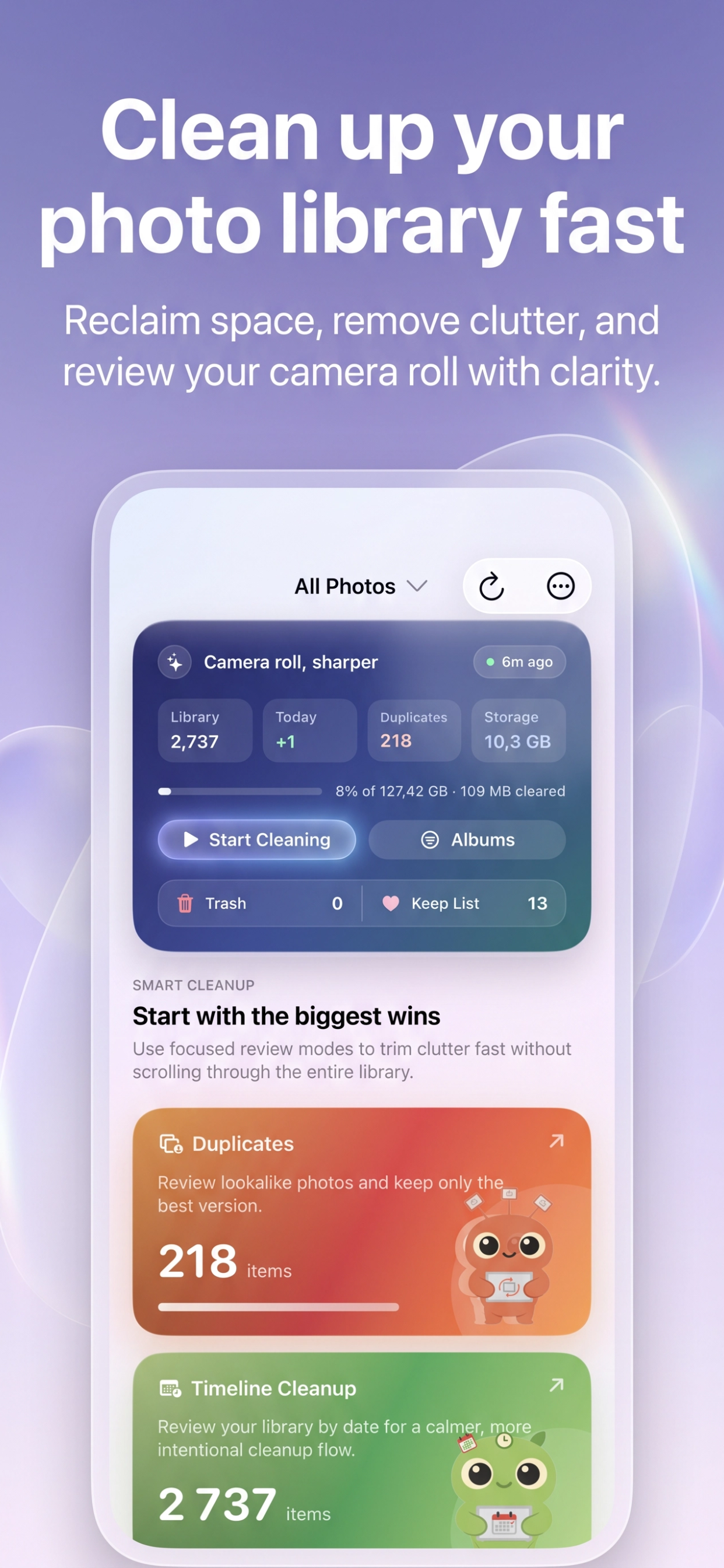 Storage Cleaner: iCloud Photos screenshot 2