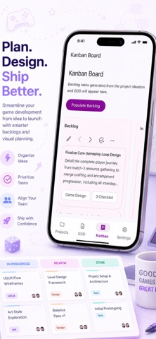 Lordly AI Game Design Creator iPhone screenshot