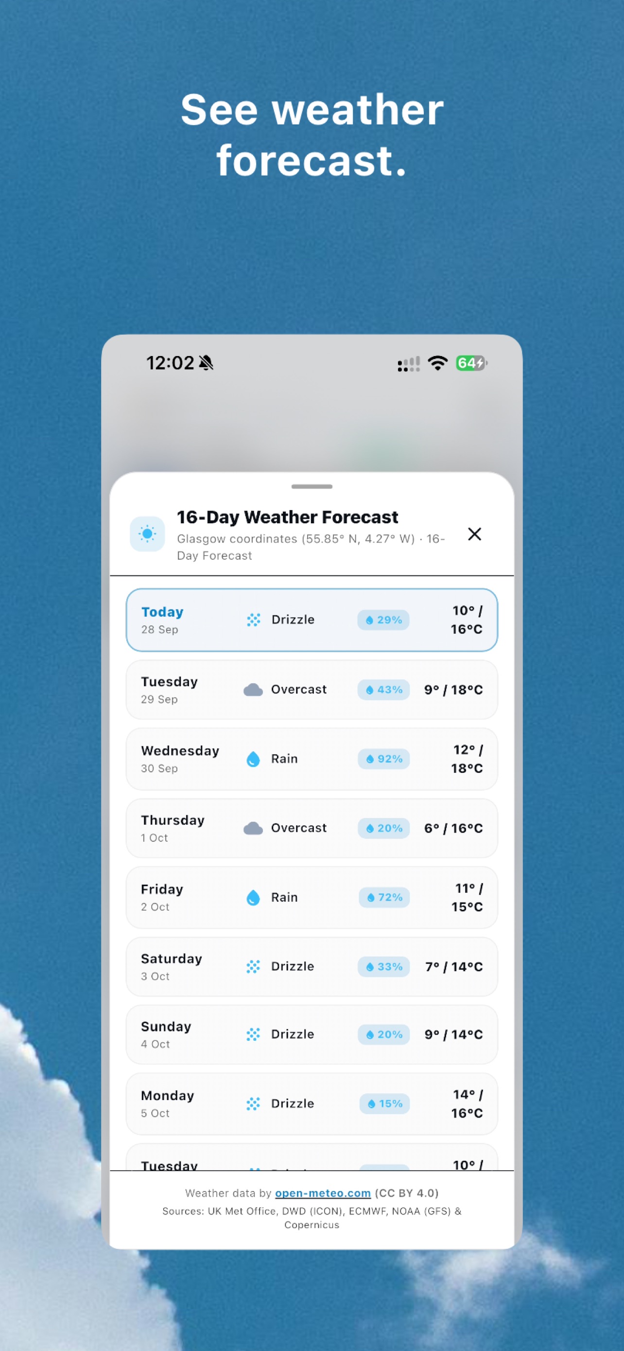 Screenshot 3 of Glasgow Bin Schedule