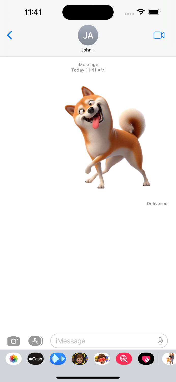 Goofy Shiba Inu Stickers
