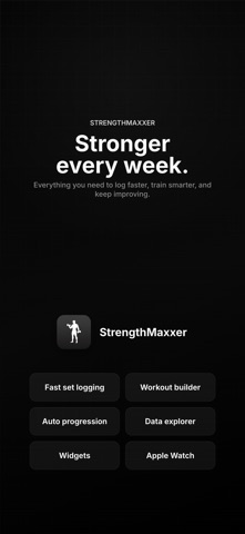 StrengthMaxxer: Track Workouts Screenshot 10 of 10