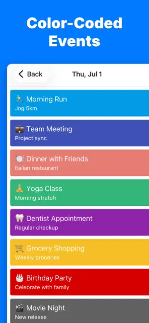 Plan Calendar -Make a Schedule screenshot 4
