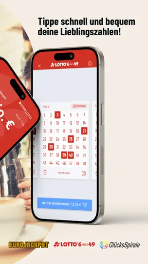 Screenshot von LOTTO & Eurojackpot Spielen auf dem iPhone 2