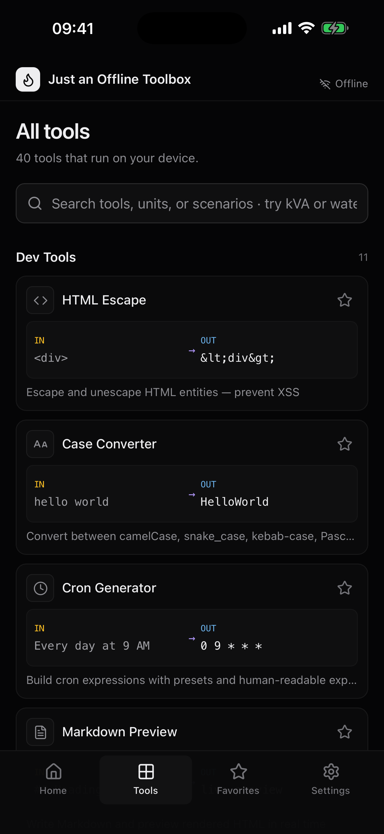 Just an Offline Toolbox screenshot 2