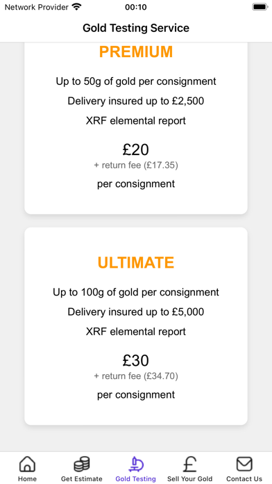 Sell My Gold Screenshot