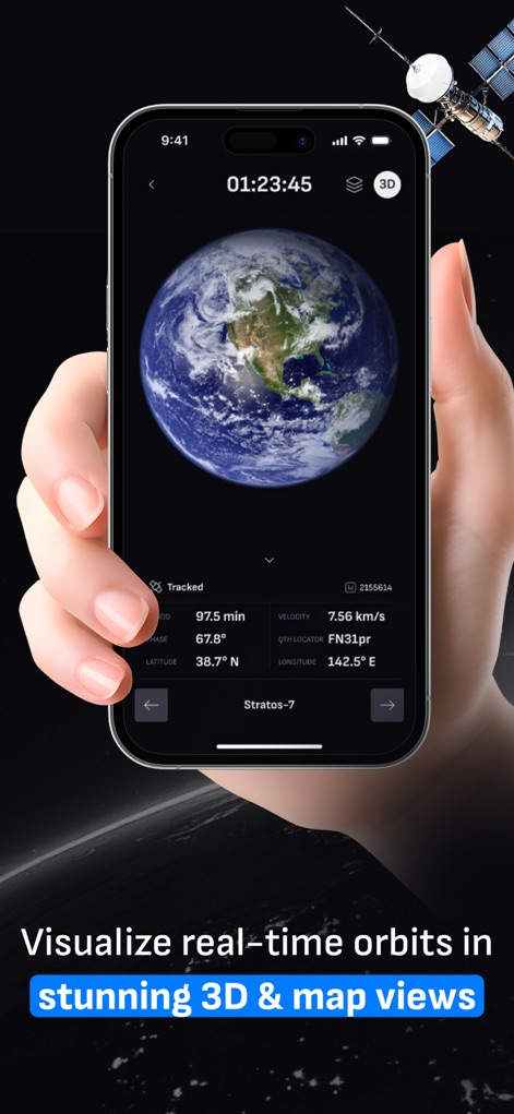 Satellite Tracker ISS Live Map - Utilities App | MWM