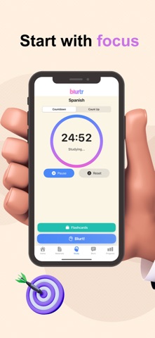 Blurtr: Study & Blurt screenshot