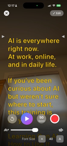 Cheap Teleprompter Screenshot 1 of 2